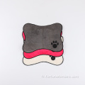 Tapis d'impression en microfibre pour animaux de compagnie